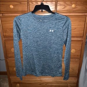 Blue Under Armour Long Sleeve Shirt